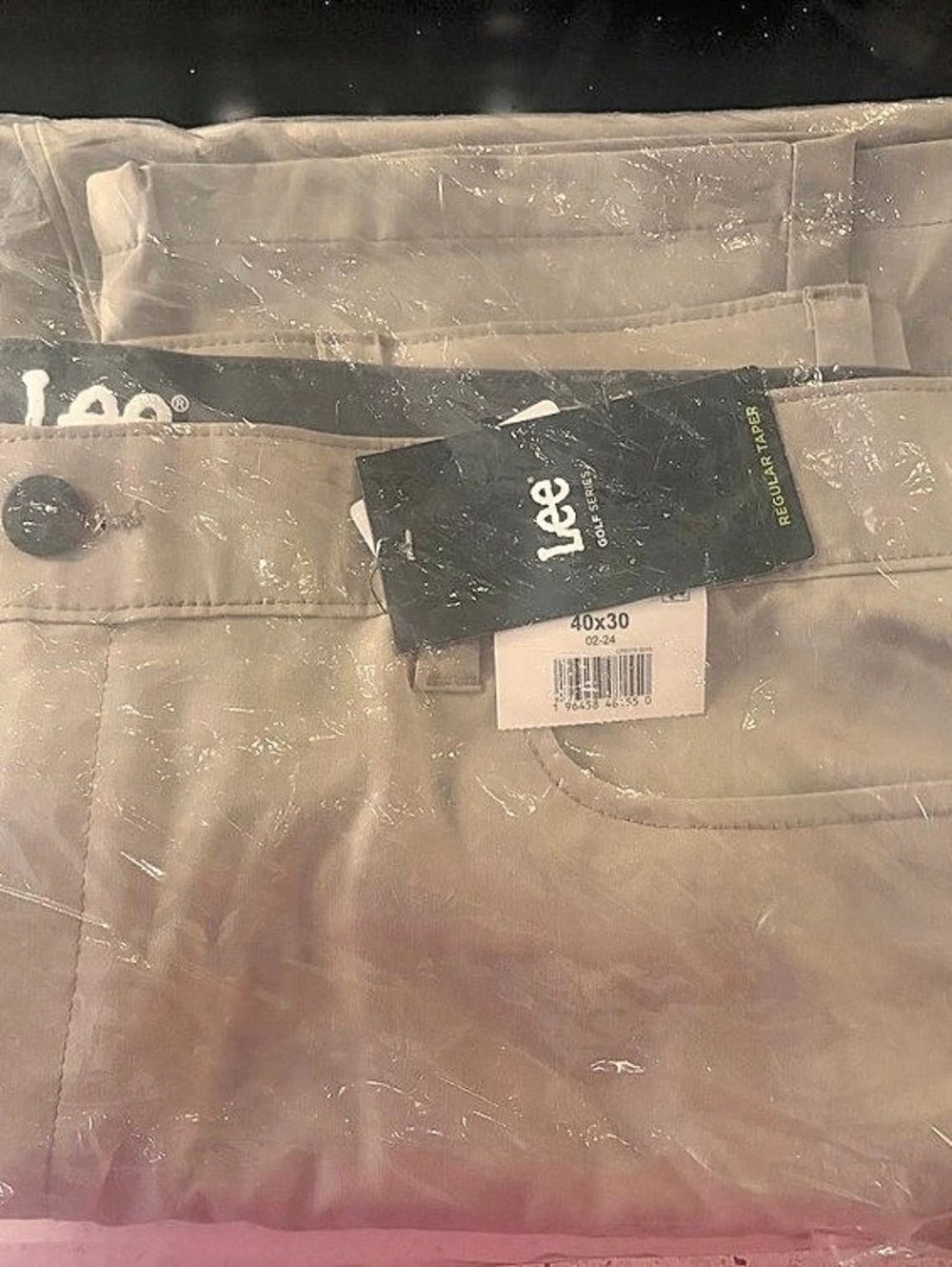 Lee Golf Series Regular Taper Pant Chinos Brown Waist 30x30